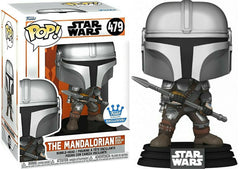 Funko Pop! The Mandalorian with Beskar Staff (Exclusive) #479
