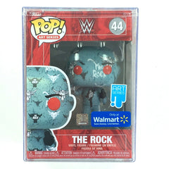 Funko Pop! WWE: The Rock (Art Series) [Walmart Exclusive] #44 (Hard stack included)