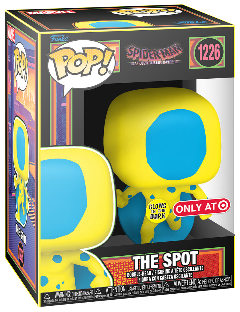 Funko Pop! Spider-Man Across The Spider Verse: The Spot (Glows) [Target Exclusive] #1226
