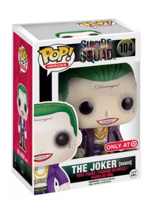 FUNKO POP HEROES SUICIDE SQUAD #104 THE JOKER (BOXER)  Target Exc
