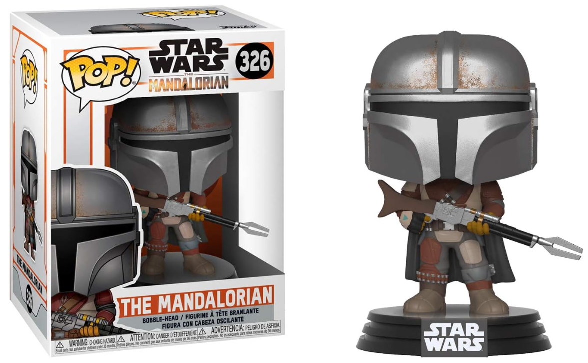 FUNKO POP STAR WARS THE MANDALORIAN BOBBLE-HEAD FIGURE #326