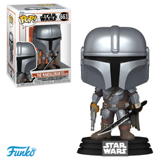 Funko Pop! Star Wars #663 - The Mandalorian With Darksaber Vinyl Figure