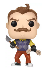 Funko Pop! Hello Neighbor #262 The Neighbor w/ Axe and Rope GameStop Exclusive