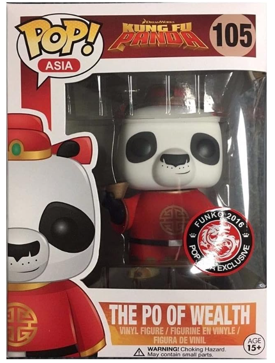 Funko Pop! Asia: Kung Fu Panda - The Po of Wealth (2016 Pop Asia Exclusive) #105
