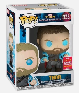 FUNKO POP MARVEL THOR RAGNAROK #335 THOR ODIN FORCE GLOW SDCC/SCE 2018