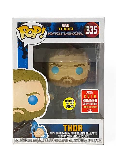 Funko Pop! Thor: Ragnarok: Thor (Glow) (2018 Summer Convention) #335