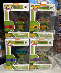 Funko Teenage Mutant Ninja Turtle 8- Bit Set (Shelf wear)