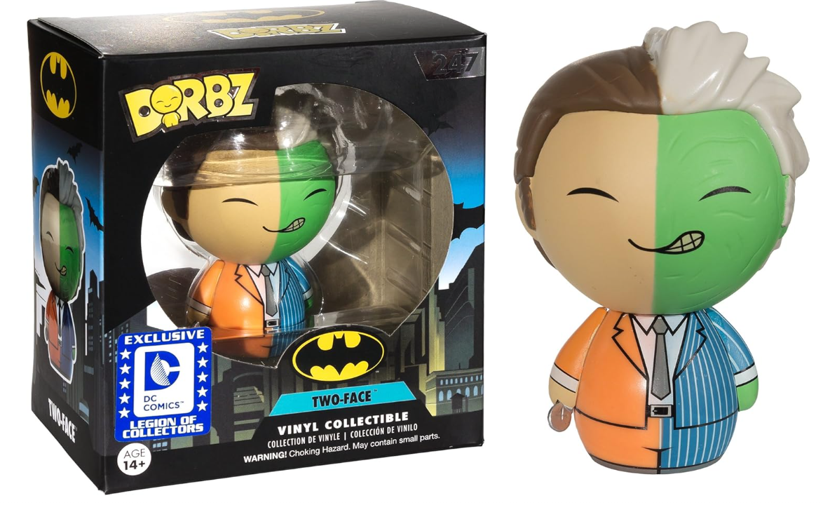 TWO FACE FUNKO DORBZ VINYL FIGURE #247 LEGION OF COLLECTORS EXCLUSIVE BATMAN
