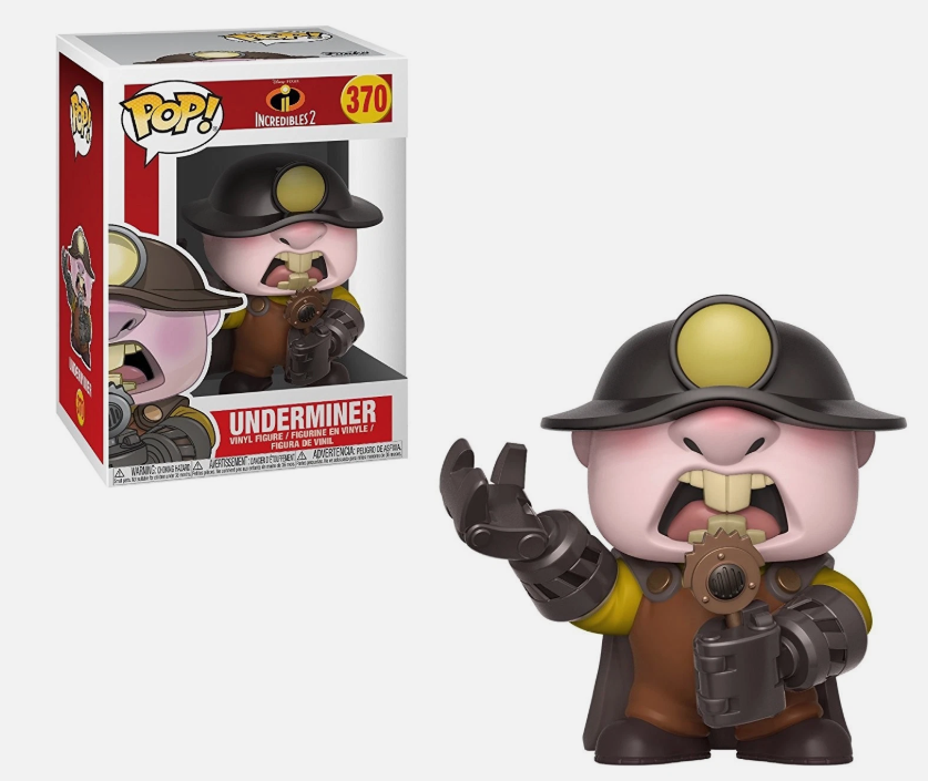 POP! Disney Incredibles 2 Underminer # 370 Vinyl Figure by Funko