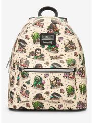 Loungefly Universal Monsters Tattoo Art Mini Backpack