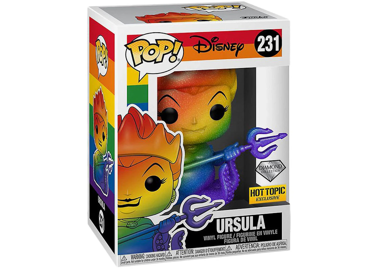Funko Pop! The Little Mermaid: Ursula (Diamond Collection) [Hot Topic Exclusive] #231