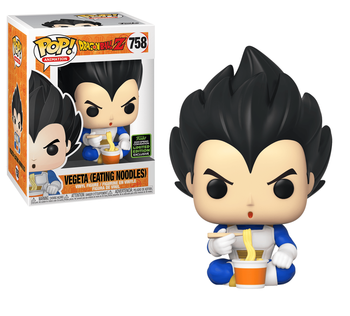 Funko Pop! Vegeta (Eating Noodles) [2020 Spring Convention] #758