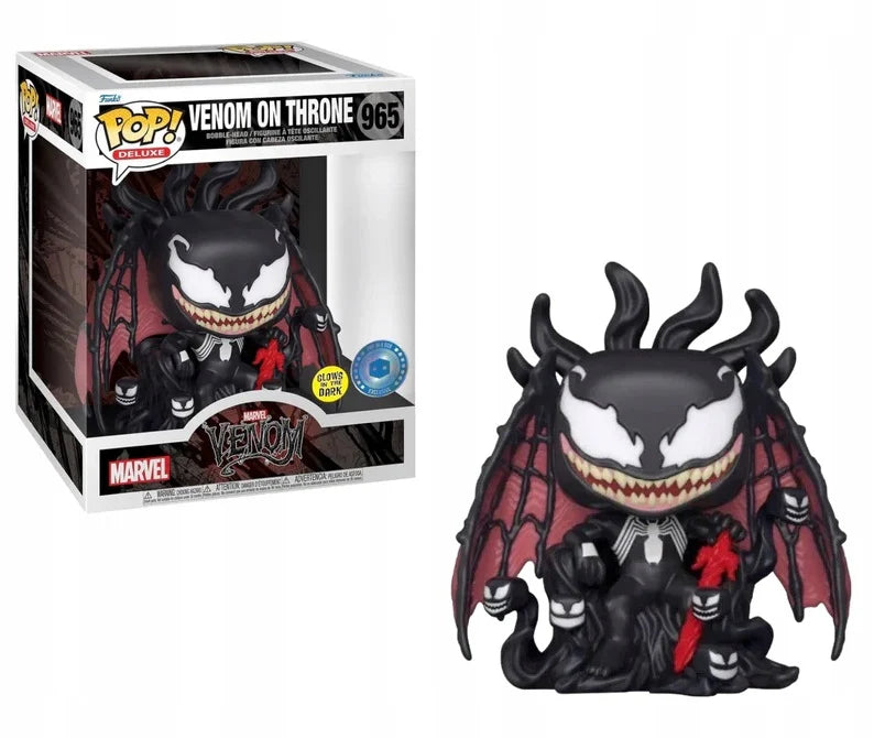 Funko Pop! Venom on Throne (Glows in the Dark - Exclusive) #965