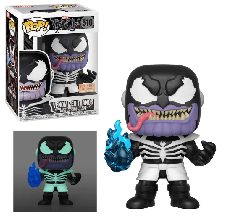 Funko Pop! Marvel Venom - Venomized Thanos Glows in The Dark Exclusive Vinyl Figure #510BOX LUNCH
