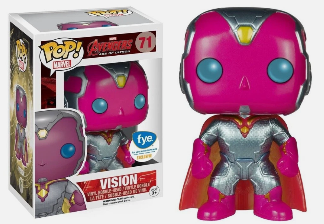 Funko POP - Marvel Avengers Age of Ultra - Vision 71 - FYE Exclusive