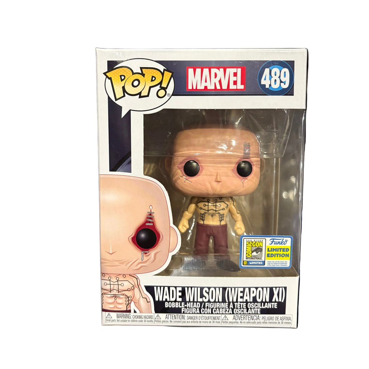 Funko Pop! X-men Origins Wolverine: Wade Wilson (Weapon XI) [2020 SDCC Limited Edition] #489