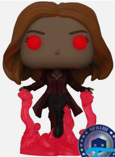Pop! Avengers 4: Endgame 855 - Wanda Maximoff Glow in The Dark Pop In a Box  Special Edition