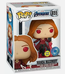 Pop! Avengers 4: Endgame 855 - Wanda Maximoff Glow in The Dark Pop In a Box  Special Edition
