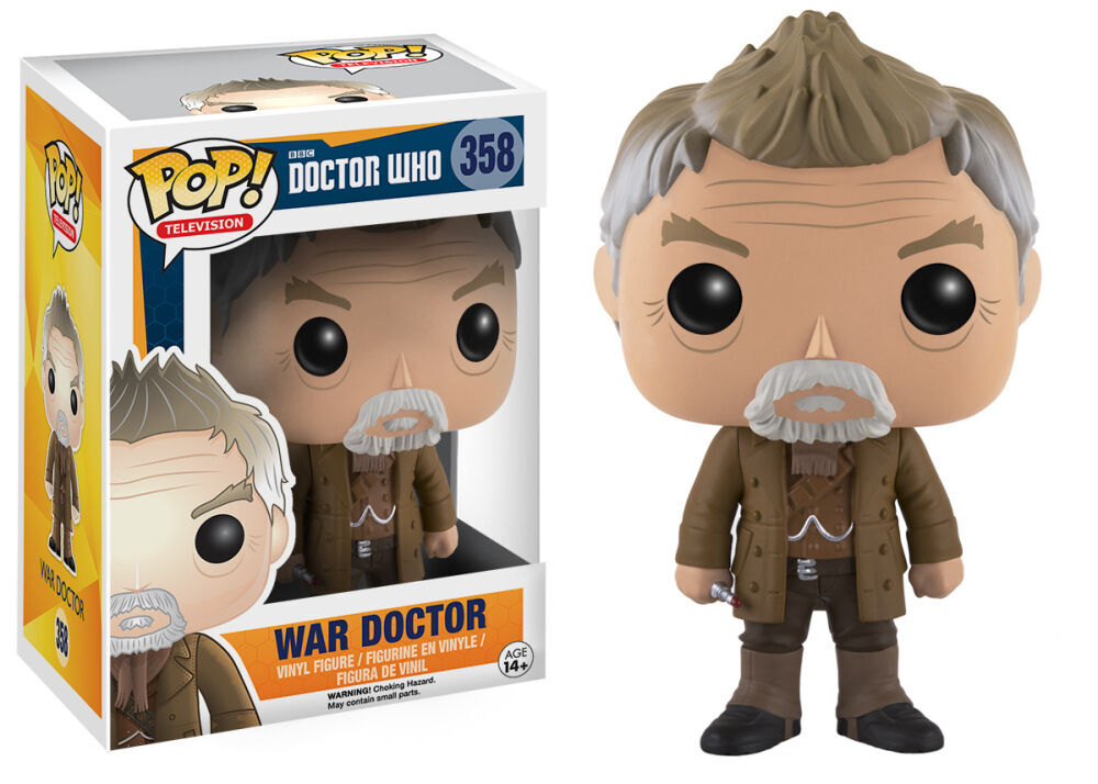 Funko Pop! Doctor Who: War Doctor #358 (light shelf wear)