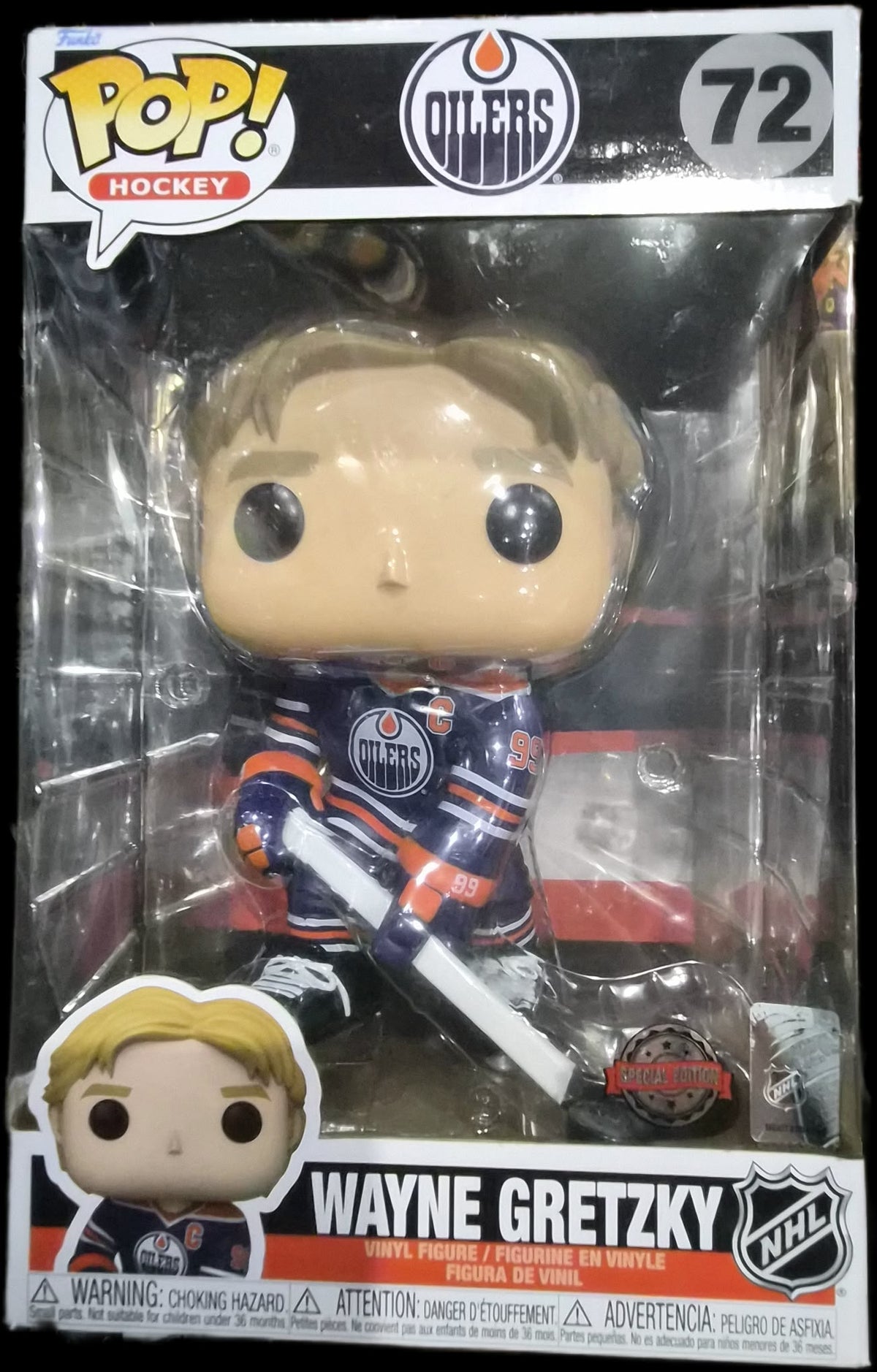 Funko Pop! Oilers Hockey: Wayne Gretzky (Special Edition) #72