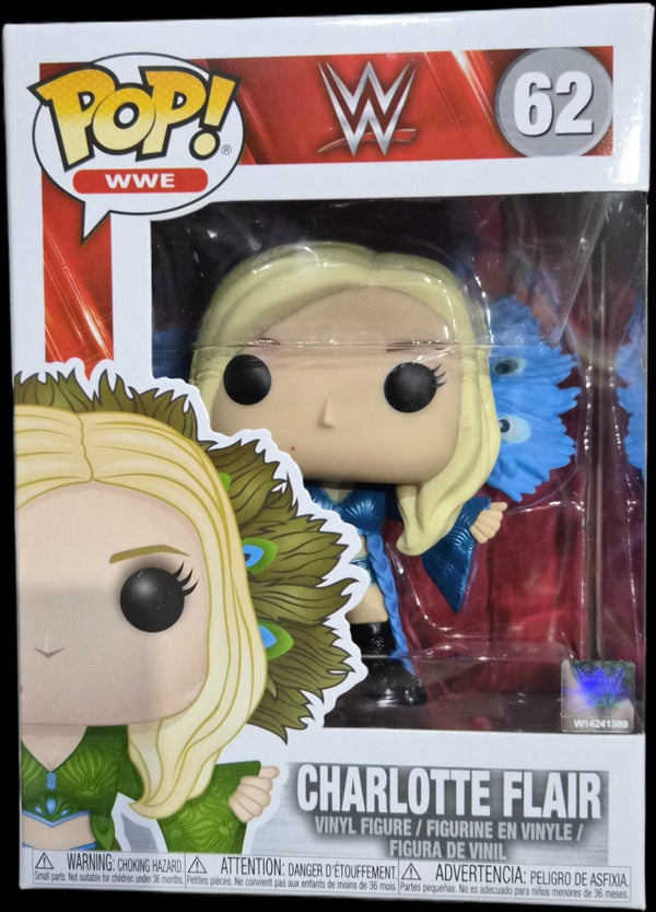 Funko Pop! WWE: Charlotte Flair #62 (Blue outfit)