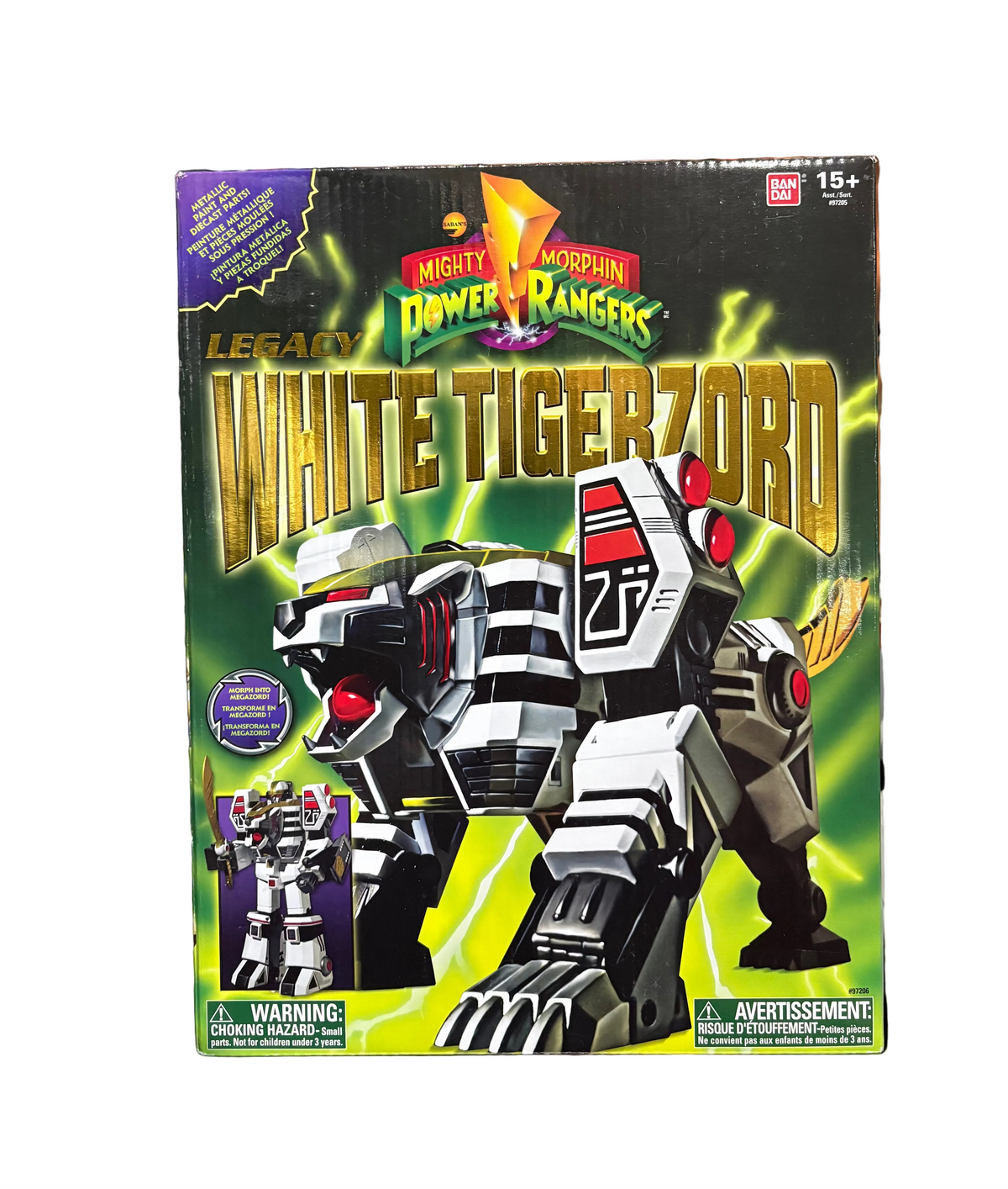 BANDAI: Power Rangers Legacy Collection White Tigerzord