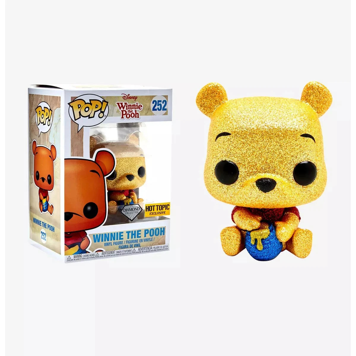 Funko Pop! Winnie the Pooh (Diamond Collection) [Hot Topic Exclusive] #252