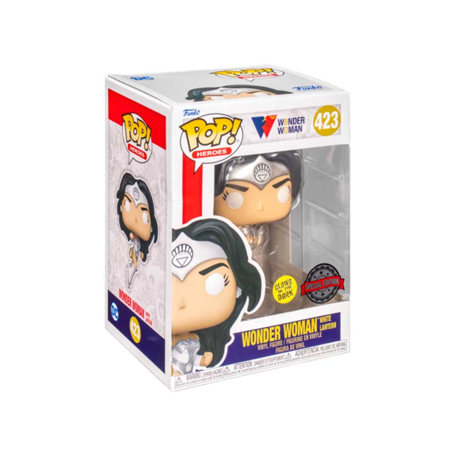 Funko Pop! Wonder Woman White Lantern (Glows in the Dark) [Special Edition] #423