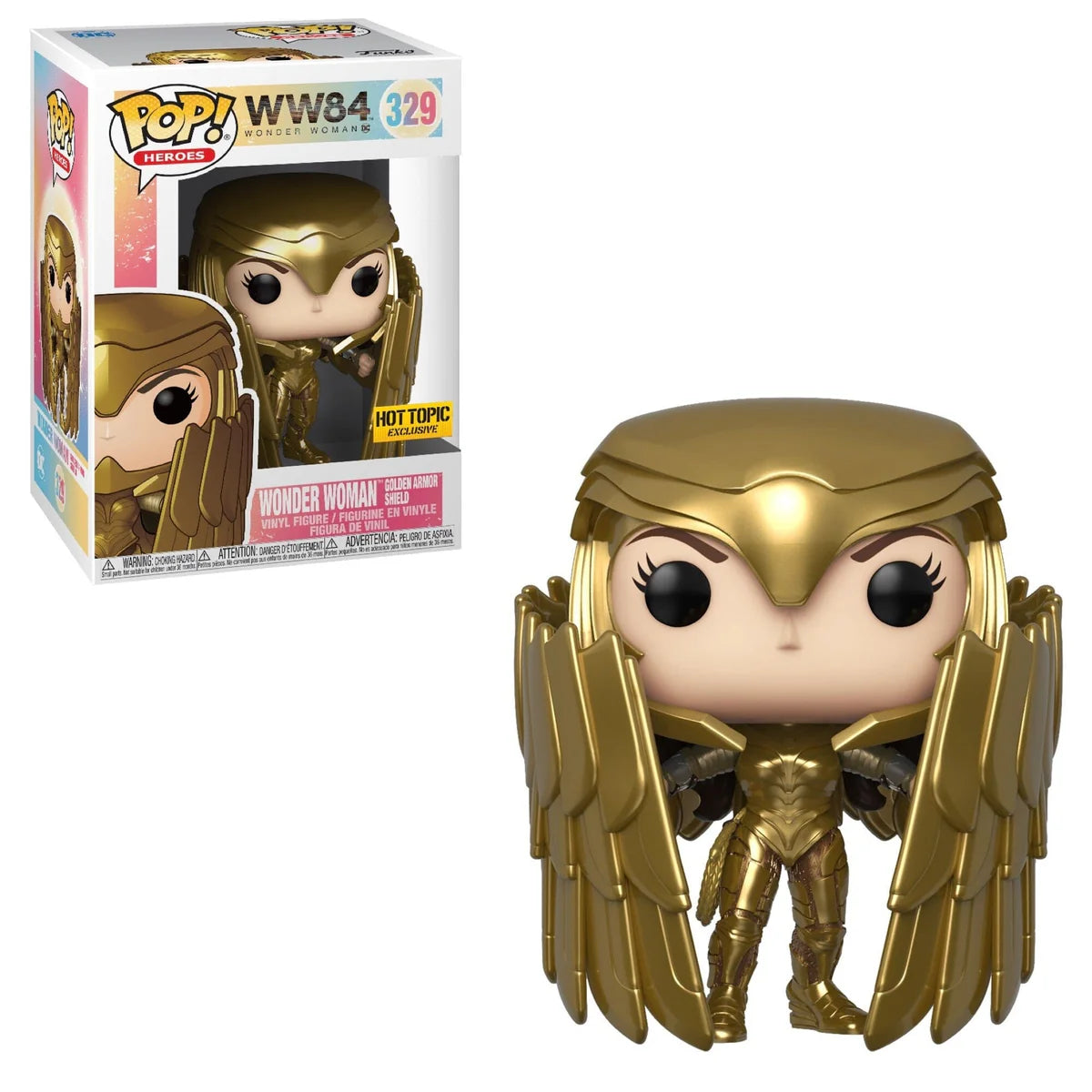 Funko Pop! Wonder Woman Golden Armor Shield #329