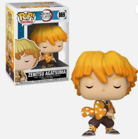 Funko Pop! Animation #869 Demon Slayer - ZENITSU AGATSUMA Vinyl Figure