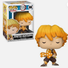 Funko Pop! Animation #869 Demon Slayer - ZENITSU AGATSUMA Vinyl Figure