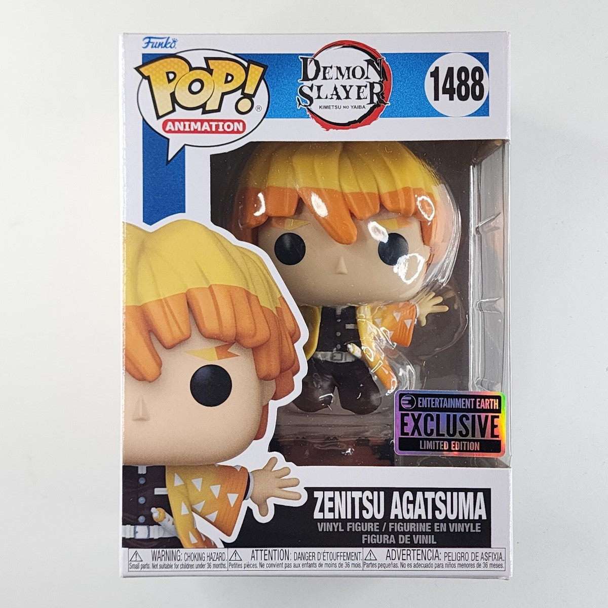 Funko Pop! Demon Slayer: Zenitsu Agatsuma (Exclusive) #1488