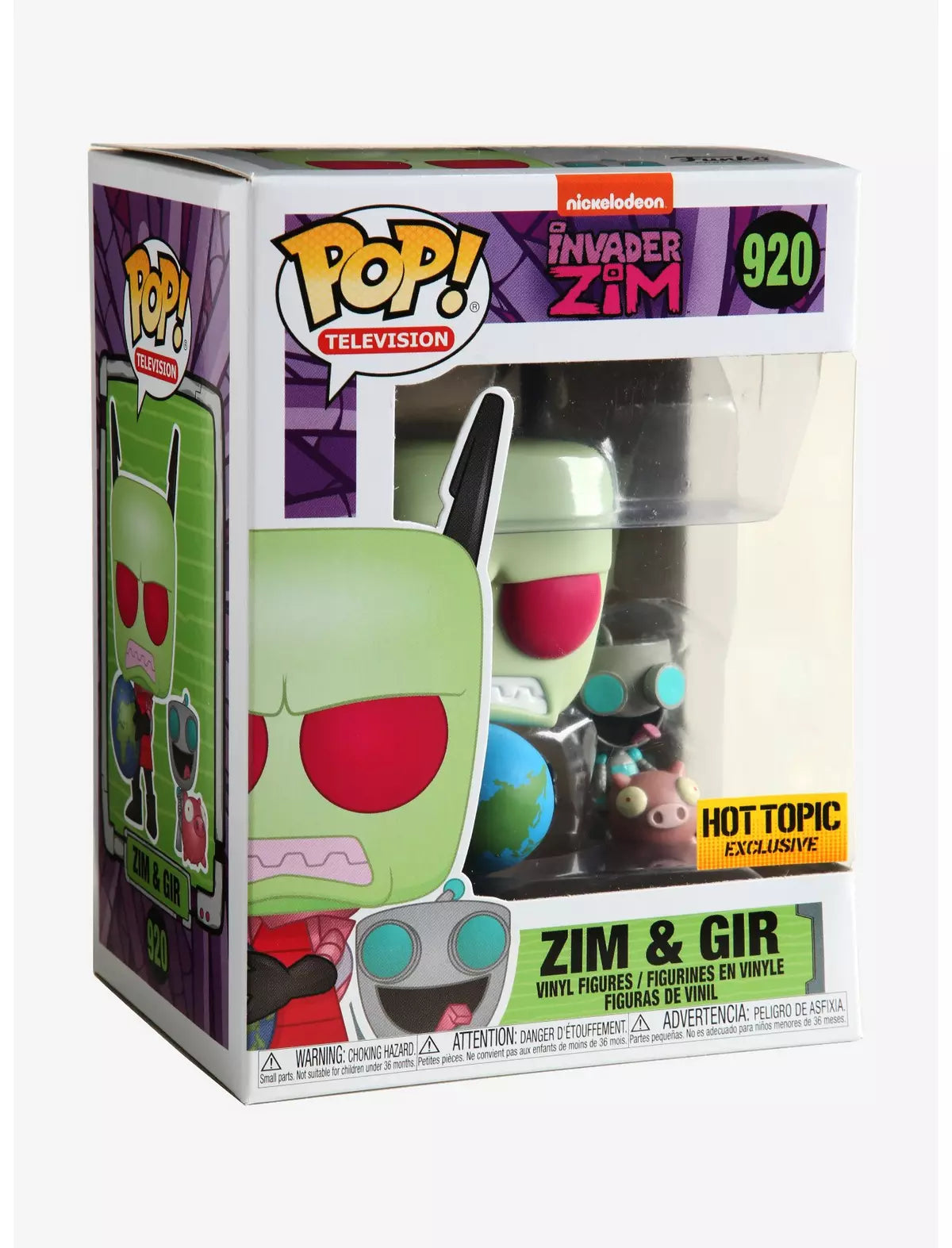 Funko Pop! Zim & Gir (Hot Topic Exclusive) #920