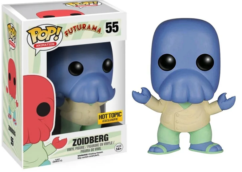 Zoidberg (Blue) - Futurama Funko Pop 55 Hot Topic
