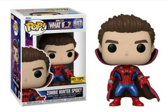 FUNKO POP ZOMBIE HUNTER SPIDEY 947 UNMASKED SPIDER-MAN HOT EXCLUSIVE WHAT IF