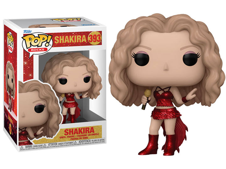 Funko Pop! Shakira (Super Bowl LIV) (Glitter) #393 in retail box