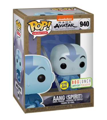 Funko Pop! Avatar: The Last Airbender #940 – Aang (Spirit, Glow in the Dark)