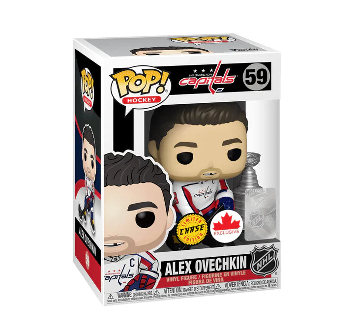 Funko Pop! Washington Capitals: Alex Ovechkin (Chase) [Canada Exclusive] #59