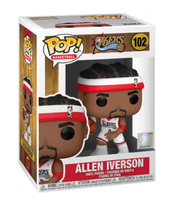 Funko Pop! NBA #102 – Allen Iverson (Sixers)