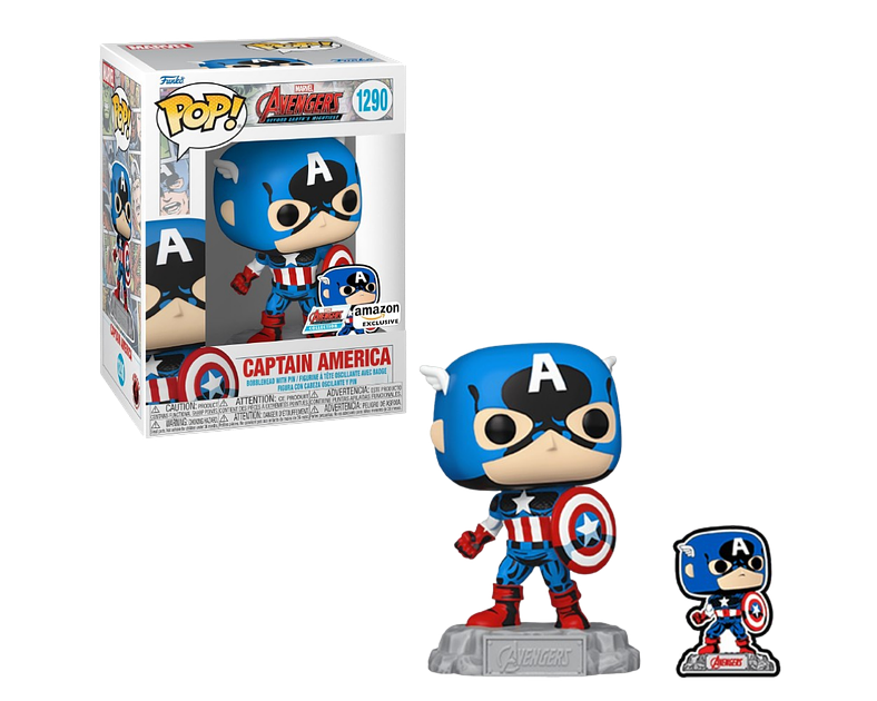 Funko Pop! Captain America (Amazon Exclusive) #1290