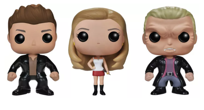 Angel, Buffy & Vampire Spike 3-pack Funko Pop! HMV Buffy The Vampire Slayer