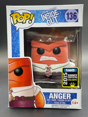 Funko Pop! Disney Pixar Inside Out: Anger (2015 Summer Convention) #136