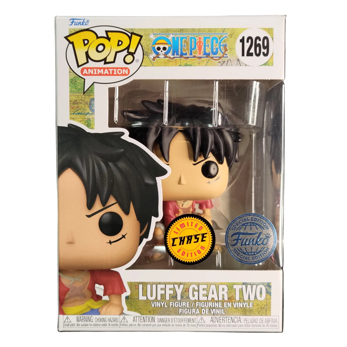 Funko Pop! One Piece Luffy Gear Two Chase Special Edition #1269 boxed collectible