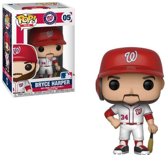 Funko Pop! MLB Washington Nationals: Bryce Harper #05 in retail box