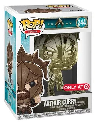 Funko Pop! Aquaman: Arthur Curry as Gladiator (Target Exclusive, Gold) #244