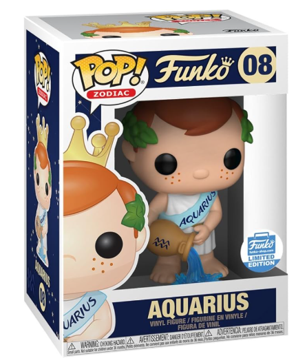 FUNKO POP POP! Zodiac: Aquarius Freddy Funko Limited Edition #8