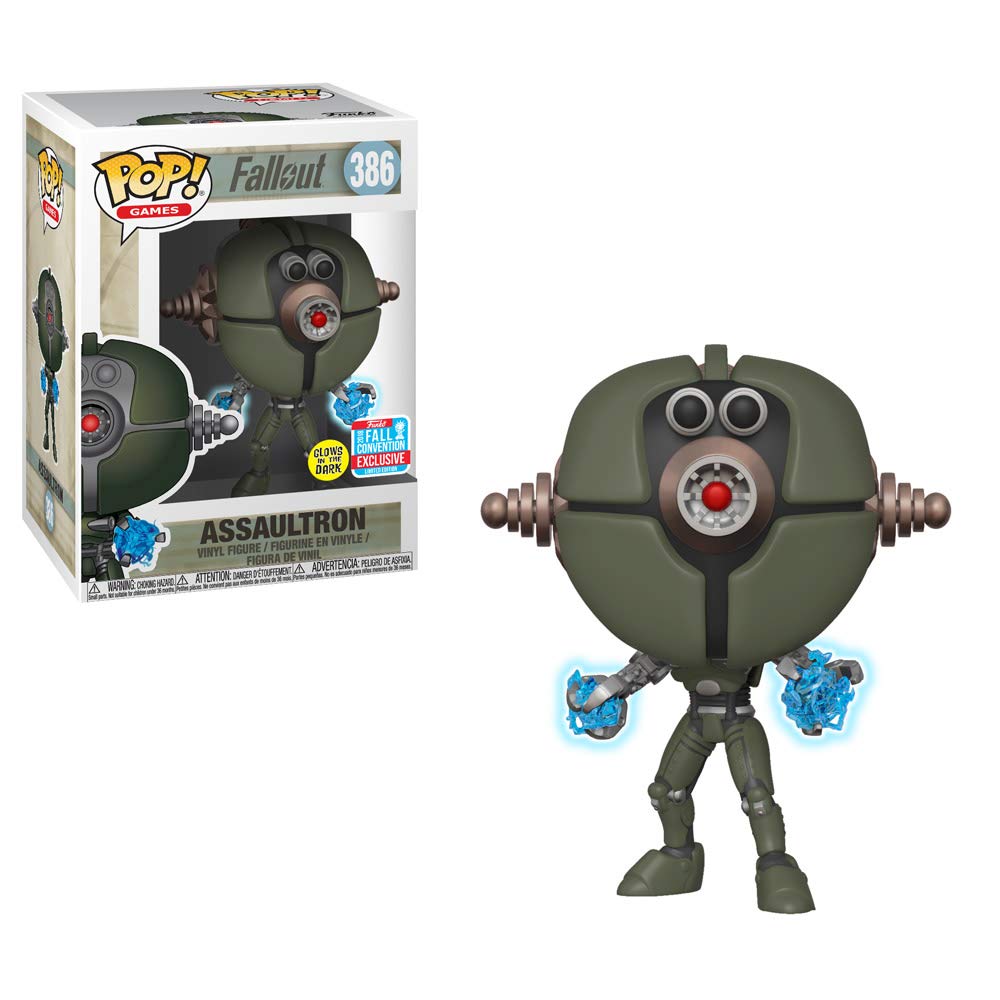 Funko Pop! Fallout: Assaultron (Glows) [2018 Fall Convention] #386