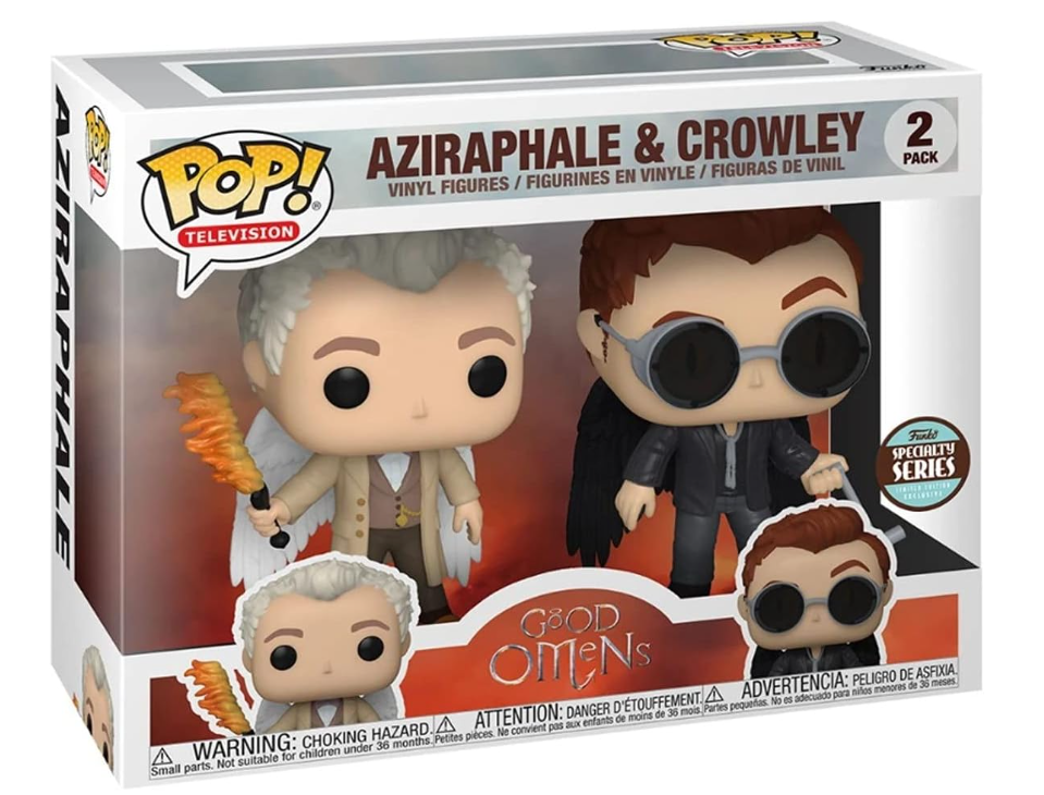 Funko Pop TV: Good Omens - Aziraphale & Crowley Specialty Series 2 Pack