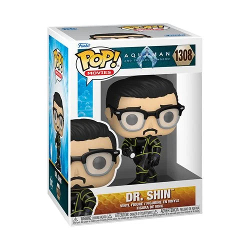 Funko Pop! Aquaman and the Lost Kingdom: Dr. Shin #1308 in retail box