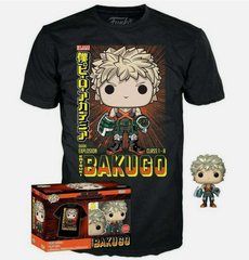 Funko POP! Tees: My Hero Academia - Katsuki Bakugo (GameStop)[POP! & Tee] Medium Size
